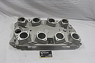 Aluminum Blower Intake Manifold BEFORE Chrome-Like Metal Polishing and Buffing Services / Restoration Services 