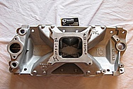 1967 Chevy Camaro V8 Intake Manifold BEFORE Chrome-Like Metal Polishing and Buffing Services