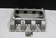 Mod Man Aluminum Intake Manifold BEFORE Chrome-Like Metal Polishing and Buffing Services / Restoration Services 