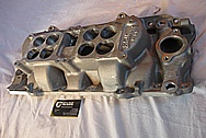 Ford Aluminum V8 Intake Manifold BEFORE Chrome-Like Metal Polishing and Buffing Services