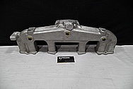 Aluminum 6 Cylinder Intake Manifold BEFORE Chrome-Like Metal Polishing and Buffing Services / Restoration Services 
