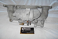 Aluminum Rough Cast Intake Manifold BEFORE Chrome-Like Metal Polishing and Buffing Services / Restoration Services 