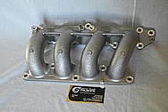 Aluminum, Rough Cast Intake Manifold BEFORE Chrome-Like Metal Polishing and Buffing Services / Restoration Services