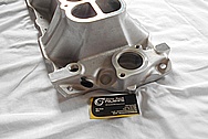 Aluminum, Rough Cast V8 Engine Intake Manifold BEFORE Chrome-Like Metal Polishing and Buffing Services / Restoration Services