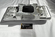 Aluminum, Rough Cast V8 Engine Intake Manifold BEFORE Chrome-Like Metal Polishing and Buffing Services / Restoration Services