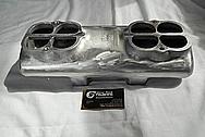 Aluminum, Rough Cast V8 Engine Intake Manifold BEFORE Chrome-Like Metal Polishing and Buffing Services / Restoration Services