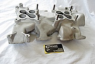 Vintage Aluminum Ford Thunderbird Aluminum Intake Manifold BEFORE Chrome-Like Metal Polishing and Buffing Services