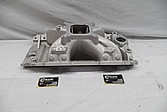 Chevrolet Aluminum V8 Engine Intake Manifold BEFORE Chrome-Like Metal Polishing and Buffing Services / Restoration Services