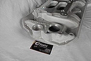 Aluminum V8 Engine Intake Manifold BEFORE Chrome-Like Metal Polishing and Buffing Services / Restoration Services