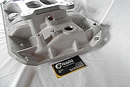 Aluminum V8 Engine Intake Manifold BEFORE Chrome-Like Metal Polishing and Buffing Services / Restoration Services