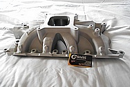 Edelbrock Victor Jr Aluminum V8 Engine Intake Manifold BEFORE Chrome-Like Metal Polishing and Buffing Services / Restoration Servicesv