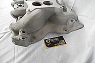 Aluminum V8 Engine Intake Manifold BEFORE Chrome-Like Metal Polishing and Buffing Services / Restoration Services