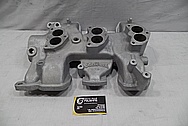 Aluminum V8 Engine Intake Manifold BEFORE Chrome-Like Metal Polishing and Buffing Services / Restoration Services