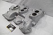 Aluminum V8 Engine Intake Manifold BEFORE Chrome-Like Metal Polishing and Buffing Services / Restoration Services