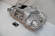 Aluminum Intake Manifold BEFORE Chrome-Like Metal Polishing and Buffing Services / Restoration Services