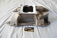 4 Cylinder Mopar Aluminum Intake Manifold BEFORE Chrome-Like Metal Polishing and Buffing Services / Restoration Services