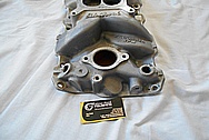 6 Cylinder Aluminum Intake Manifold BEFORE Chrome-Like Metal Polishing and Buffing Services / Restoration Services