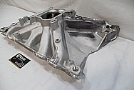 Aluminum Intake Manifold BEFORE Chrome-Like Metal Polishing and Buffing Services / Restoration Services