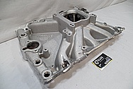 Aluminum Intake Manifold BEFORE Chrome-Like Metal Polishing and Buffing Services / Restoration Services