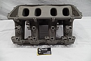 Aluminum V8 Intake Manifold BEFORE Chrome-Like Metal Polishing and Buffing Services / Restoration Services