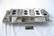 Aluminum V8 Intake Manifold BEFORE Chrome-Like Metal Polishing and Buffing Services