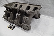 Aluminum V8 Intake Manifold BEFORE Chrome-Like Metal Polishing and Buffing Services / Restoration Services