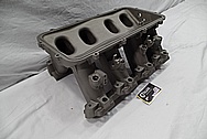 Aluminum V8 Intake Manifold BEFORE Chrome-Like Metal Polishing and Buffing Services / Restoration Services