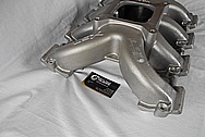 Aluminum V8 Intake Manifold BEFORE Chrome-Like Metal Polishing and Buffing Services / Restoration Services