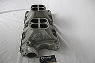 Weiand Big Block Ford Aluminum V8 Intake Manifold BEFORE Chrome-Like Metal Polishing and Buffing Services