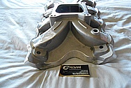 Aluminum V8 Intake Manifold BEFORE Chrome-Like Metal Polishing and Buffing Services / Restoration Services