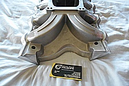 Aluminum V8 Intake Manifold BEFORE Chrome-Like Metal Polishing and Buffing Services / Restoration Services