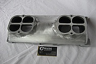 Weiand Big Block Ford Aluminum V8 Intake Manifold BEFORE Chrome-Like Metal Polishing and Buffing Services