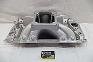 Aluminum Intake Manifold BEFORE Chrome-Like Metal Polishing and Buffing Services / Restoration Services