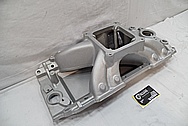 Aluminum Intake Manifold BEFORE Chrome-Like Metal Polishing and Buffing Services / Restoration Services