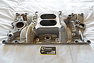 V8 Aluminum Intake Manifold BEFORE Chrome-Like Metal Polishing and Buffing Services / Restoration Services