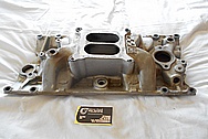 V8 Aluminum Intake Manifold BEFORE Chrome-Like Metal Polishing and Buffing Services / Restoration Services
