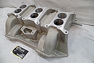 Aluminum Intake Manifold BEFORE Chrome-Like Metal Polishing and Buffing Services / Restoration Services