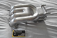 Aluminum Intake Manifold for Mozda RX7 BEFORE Chrome-Like Metal Polishing and Buffing Services / Restoration Services