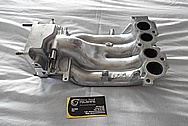 Aluminum Intake Manifold for Mozda RX7 BEFORE Chrome-Like Metal Polishing and Buffing Services / Restoration Services