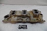 Aluminum V8 Intake Manifold BEFORE Chrome-Like Metal Polishing and Buffing Services / Restoration Services