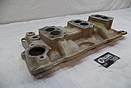 Aluminum V8 Intake Manifold BEFORE Chrome-Like Metal Polishing and Buffing Services / Restoration Services