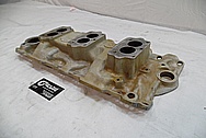 Aluminum V8 Intake Manifold BEFORE Chrome-Like Metal Polishing and Buffing Services / Restoration Services