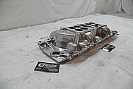 Edelbrock Aluminum Intake Manifold BEFORE Chrome-Like Metal Polishing and Buffing Services / Restoration Services