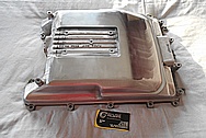 Aluminum Intake Manifold BEFORE Chrome-Like Metal Polishing and Buffing Services / Restoration Services 