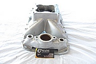 Rough Cast V8 Aluminum Intake Manifold BEFORE Chrome-Like Metal Polishing and Buffing Services
