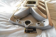 Aluminum Intake Manifold BEFORE Chrome-Like Metal Polishing and Buffing Services / Restoration Services 