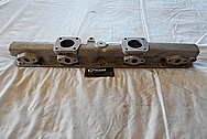 Jaguar Aluminum Intake Manifold BEFORE Chrome-Like Metal Polishing and Buffing Services / Restoration Services 