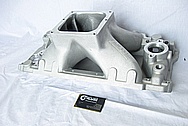 Rough Cast V8 Aluminum Intake Manifold BEFORE Chrome-Like Metal Polishing and Buffing Services