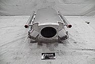 GM Aluminum Race Intake Manifold BEFORE Chrome-Like Metal Polishing and Buffing Services / Restoration Services