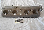 Aluminum Intake Manifold BEFORE Chrome-Like Metal Polishing and Buffing Services / Restoration Services